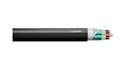 Negro-Cable de Fibra Optica Multimodo OM4 de 12 Hilos Interiores y Exteriores-Vista Frontal
