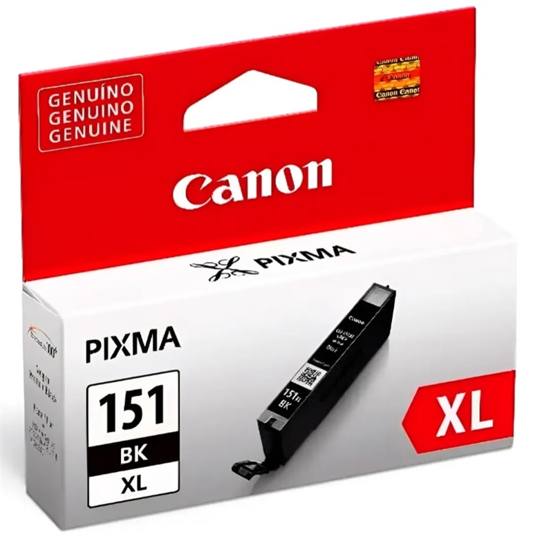 Black-Canon CLI-151XL Ink Cartridge-Lateral View