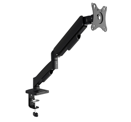 Black-Monitor Mount with Gas Spring Arm 17 to 32 Inches-Front View