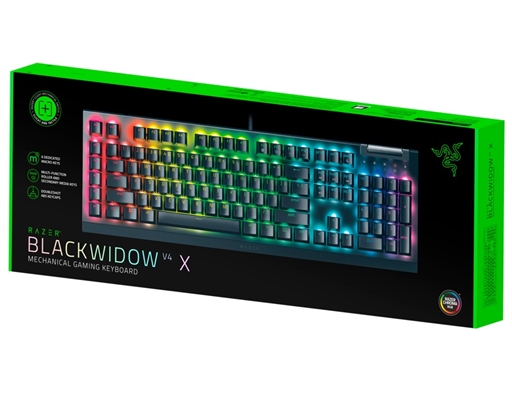 BlackWidow V4 X Mechanical Keyboard Green Switch-Box View