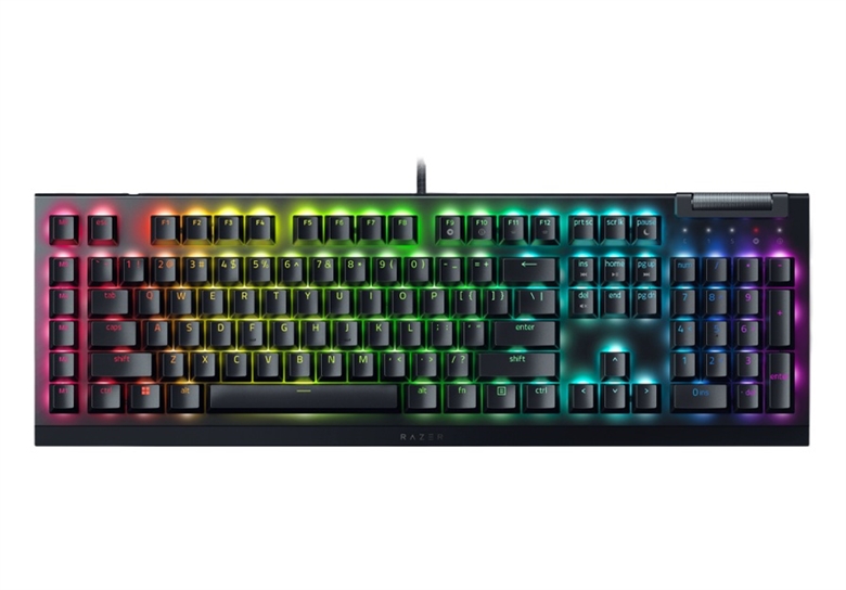 BlackWidow V4 X Mechanical Keyboard Green Switch-Front View