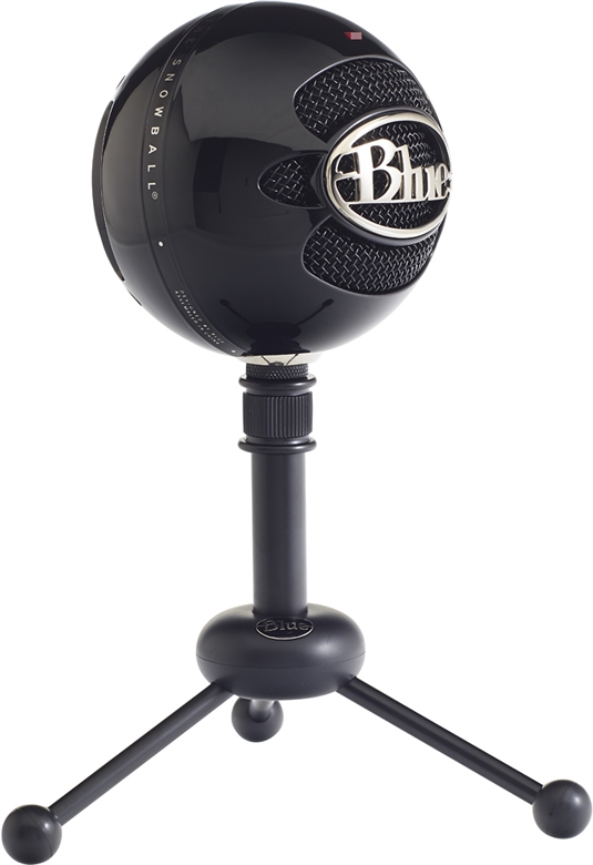 Blue Microphones Snowball Negro Vista Lateral