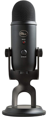 Blue Microphones Yeti Black Front View