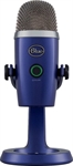 Blue Microphones Yeti Nano  - Micrófono, Azul vívido, 2 cápsulas de condensador de 14 mm exclusivas de Blue, Cardioide, Omnidireccional, USB