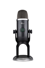 Blue Microphones Yeti X  - Micrófono, Negro, 4 cápsulas de condensador de 14mm exclusivas de Blue, Cardioide, Omnidireccional, Bidireccional, Estéreo, USB