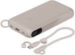 Belkin BoostCharge 20K - Batería Portátil, 20.000mAH, Hasta 20W, Beige