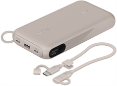 Belkin BoostCharge 20K - Batería Portátil, 20.000mAH, Hasta 20W, Beige