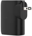Belkin BoostCharge Hybrid  - Cargador de Pared con Batería de Respaldo, 25W, 4800mAh, Negro