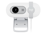 Logitech BRIO 100 - Cámara web, Resolución 1080p, 30 fps, USB 2.0, Blanco