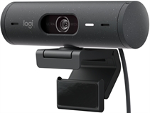 Logitech Brio 500 - Webcam, 1080p Resolution, 60fps, USB-C Plug-and-Play, Graphite