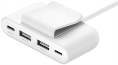 Belkin BoostCharge - 4 Port USB Power Extender, Up to 15W, White