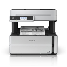Epson EcoTank M3170 - Impresora Multifuncional de Inyección de Tinta, Blanco y Negro, Blanco