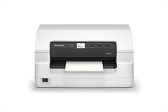 Epson PLQ-50 - 24-Pin Impact Dot Matrix Passbook Printer, Up to 630 cps, Multipart Printing, Color LCD, USB, Serial and Parallel