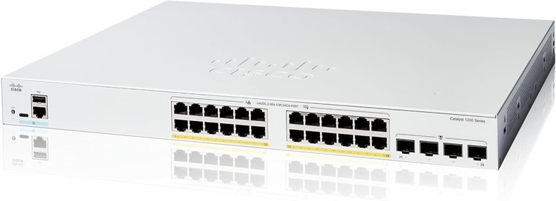 C1200-24FP-4G Vista Frontal
