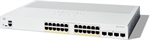 Cisco C1300-24P-4X - Switch, 24 Puertos Gigabit Ethernet PoE+, 4 SFP+ 10Gb, 128Gbps
