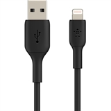 Belkin CAA001bt2MBK - Cable USB, USB-A Macho a Lightning Macho, 2m, Negro