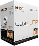Nexxt Solutions Bulk UTP Cable AB355NXT17 - CAT 5E, 305m, Negro, CM, UTP