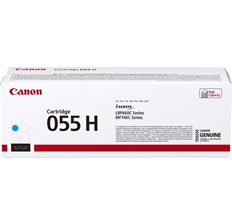 Canon 055H - Cartucho de Toner de Alto Rendimiento Cyan, 1 Paquete