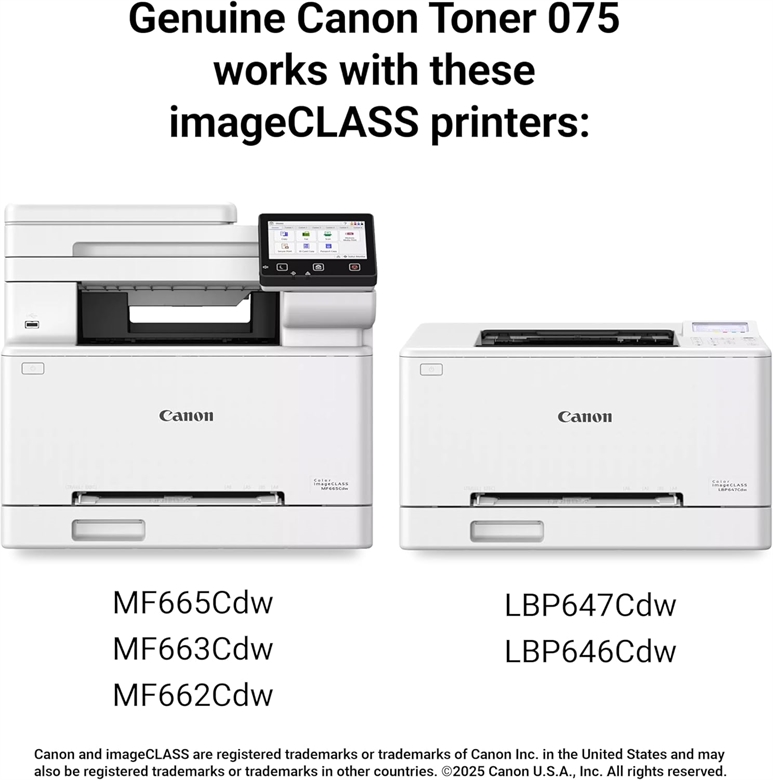 Canon 075 Negro Impresoras Compatibles