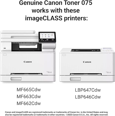 Canon 075 - Cartucho de Toner Cyan compatibilidad