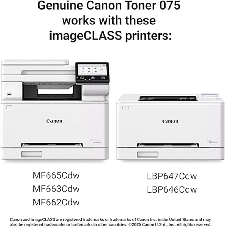 Canon 075 - Cartucho de Toner Cyan compatibilidad