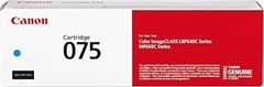 Canon 075 - Cyan Toner Cartridge, 1 Pack
