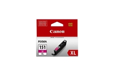 Canon CLI-151M XL  - Tinta Magenta Original, 1 Pack, Alto Rendimiento, para PIXMA iP7210, iX6810, MG5410, MG5510, MG6310