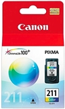 Canon CL-211 - Cartucho de Tinta Tricolor, 1 Paquete