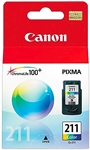 Canon CL-211 - Tri-Color Ink Cartridge, 1 Pack