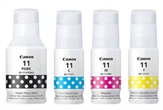 Canon GI-11 - Botellas de Tintas, Multicolor, 4 Unidades