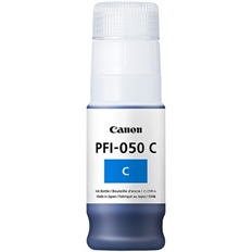 Canon PFI-050 - Cyan Ink Bottle, 1 Pack