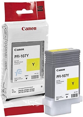 Canon PFI-107 Amarillo Caja