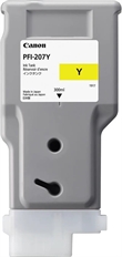 Canon PFI-207  - Yellow, Ink Cartridge, 1 Pack (300ml)