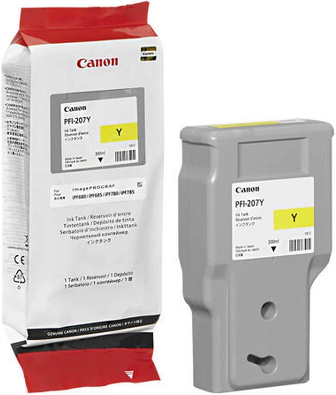 CANON PFI-207 Y PACK VIEW