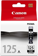 Canon PGI-125 - Black Ink Cartridge, 1 Pack