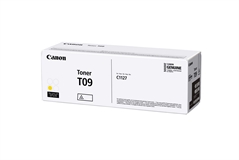 Canon T09 - Cartucho de Tóner Amarillo, 1 Paquete