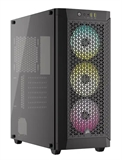 Corsair 480T RGB Airflow - Case de Computadora, Mid-Tower, Mini-ITX, Micro-ATX, E-ATX, Negro