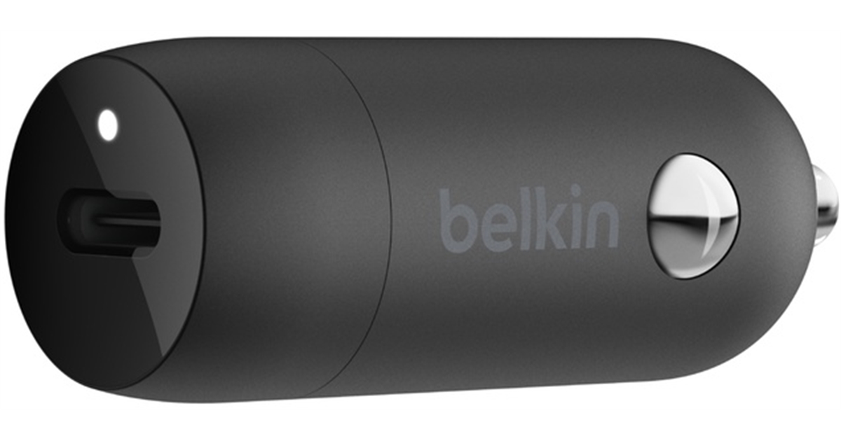 Cargador Coche Belkin 18W Carga Rápida USB - CCA002BTBK