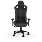 Corsair T3 Rush - Gaming Chair, Nylon Base, Steel Frame, Soft Fabric Surface, 4D Armrest, Charcoal