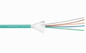 CFOM4-06F-IET Aqua-Cable de Fibra Optica Multimodo OM4 de 6 Hilos-Vista Lateral