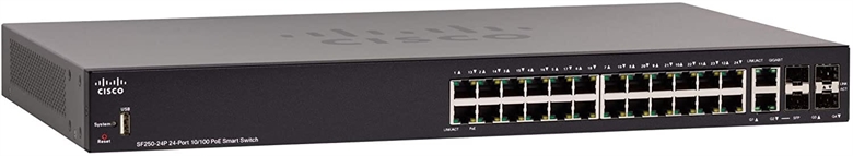 Cisco SF250-24P Switch Vista isometrica