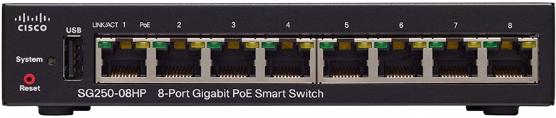 Cisco SG250 Switch 8 Ports View