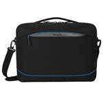 Targus Coastline EcoSmart TBT940GL  - Maletín para Laptop, 15" a 16", Fabricado con Plástico Marítimo Reciclado, Sistema de Protección SafePort Sling, Correa para Equipaje
