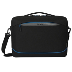 Targus Coastline EcoSmart TBT940GL  - Maletín para Laptop, 15" a 16", Fabricado con Plástico Marítimo Reciclado, Sistema de Protección SafePort Sling, Correa para Equipaje