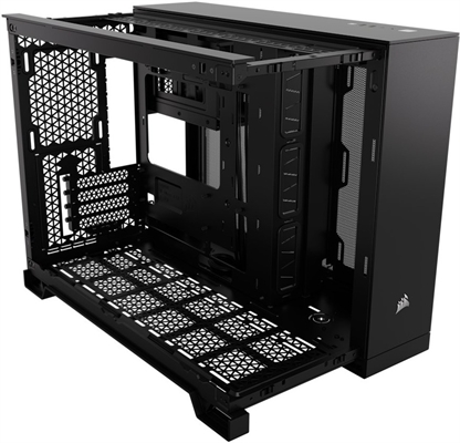 CORSAIR CASE 2500D AIRFLOW BLACK Front View 2