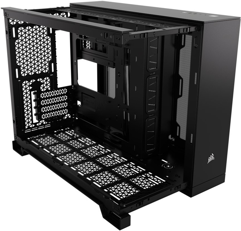 CORSAIR CASE 2500D AIRFLOW BLACK Front View 2