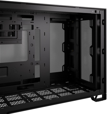 CORSAIR CASE 2500D AIRFLOW BLACK Front View 4