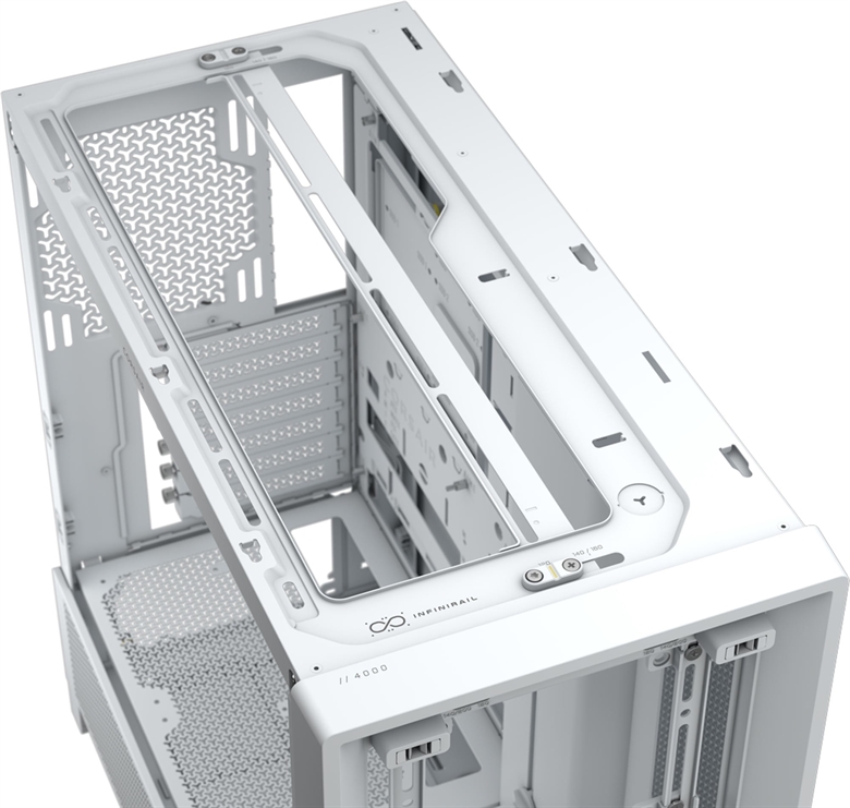 CORSAIR CASE 4000D RS ARGB WHITE Front VIew 4