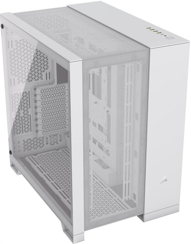 RSAIR CASE 6500D AIRFLOW WHITE Front View 1