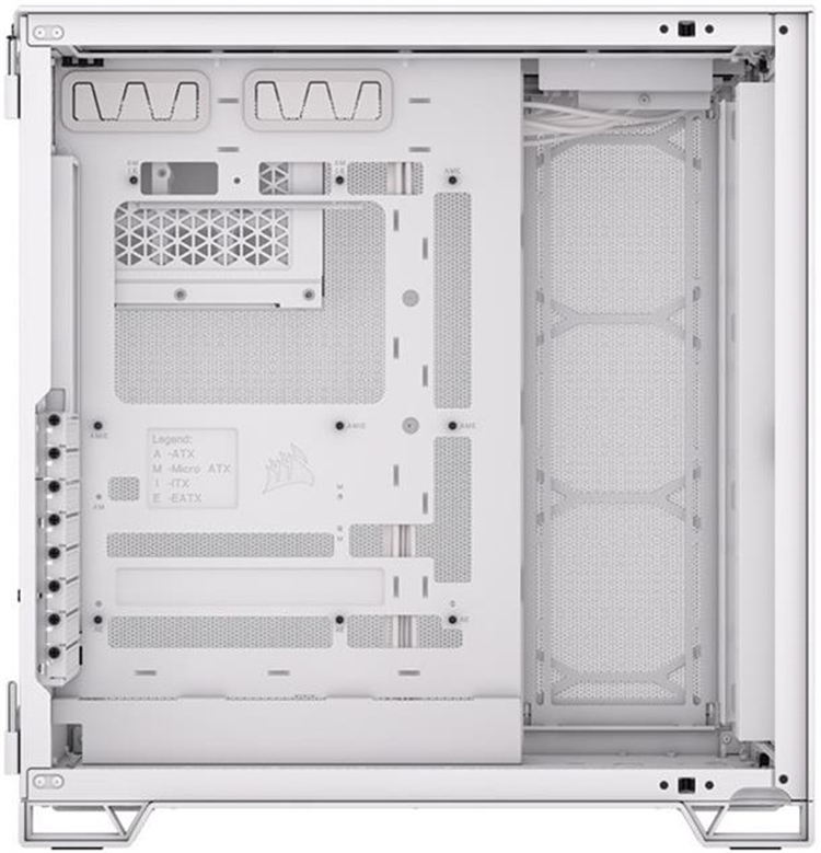 CORSAIR CASE 6500D AIRFLOW WHITE Front View 3